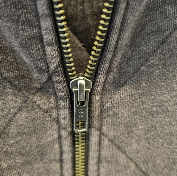 Habitat Clothes to Live In Quilted Cotton Zip Jacket Women’s XS Brown Casual Tra - Picture 3 of 11